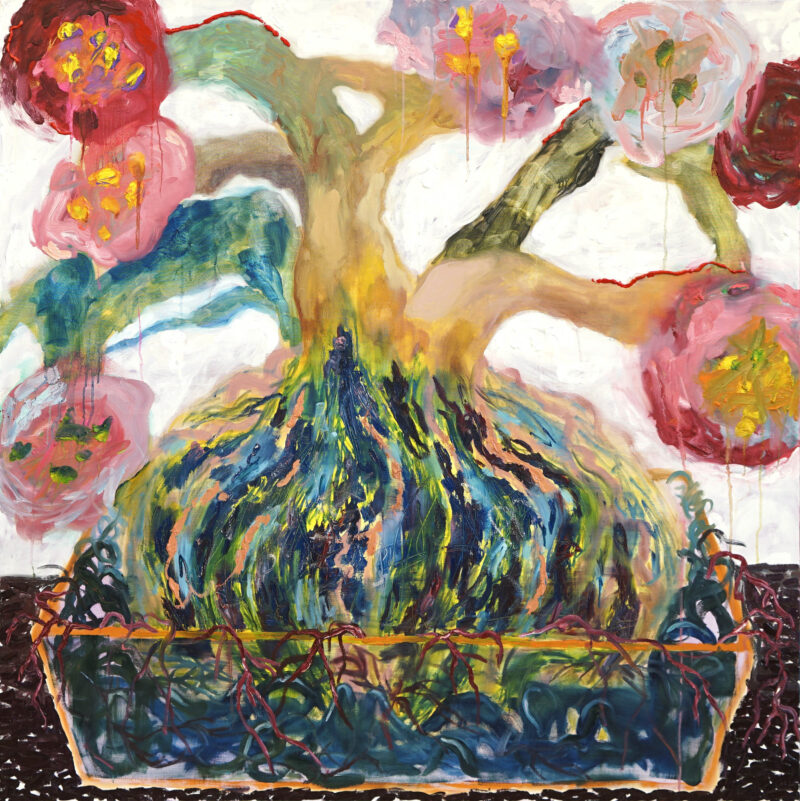 GUWAWAWA, 2021, Öl auf Leinwand, 150x150cm